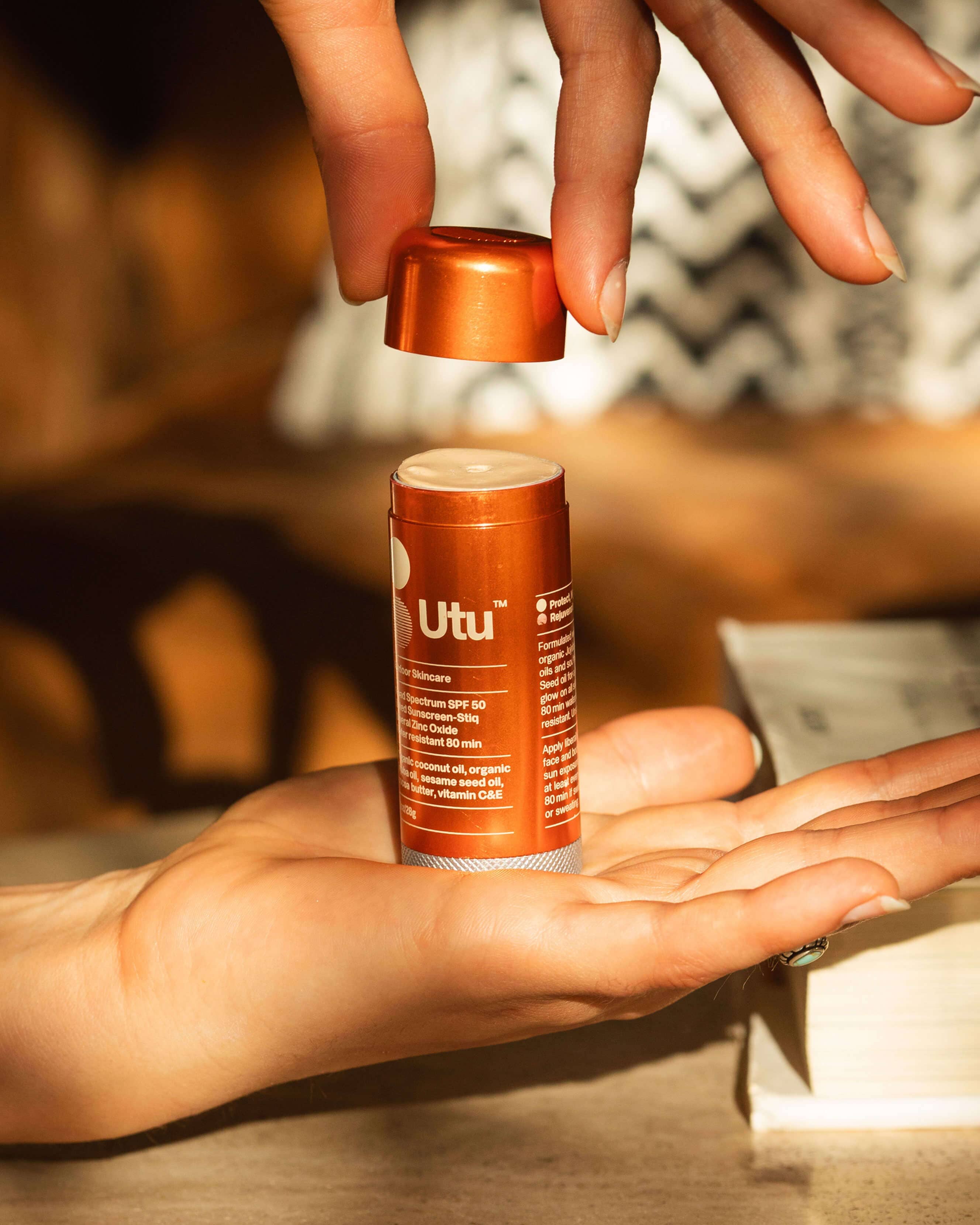 SPF50 Mineral Sunscreen Stick - Natural & Clean Sun Protection for Face & Body - Perfect for Outdoor Activities, Beach, and Daily Use