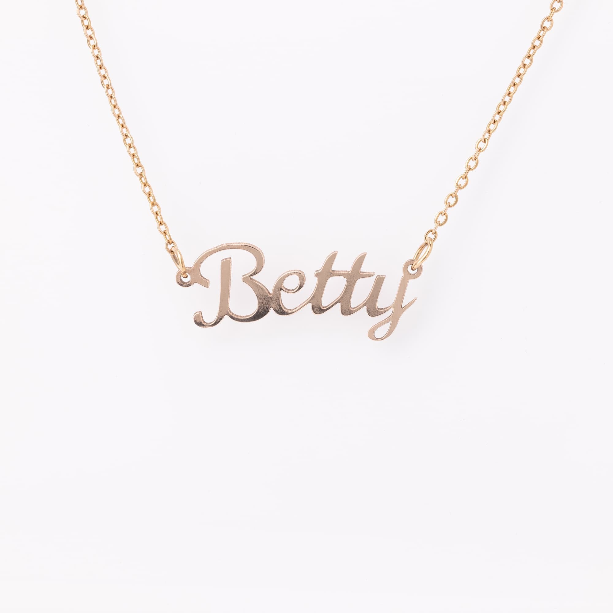 Personalized Name Necklace in Gold, Rose Gold, or Silver - Perfect Birthday Gift for Her, Anniversary Present, Bridesmaid Jewelry & Everyday Fashion Accessory
