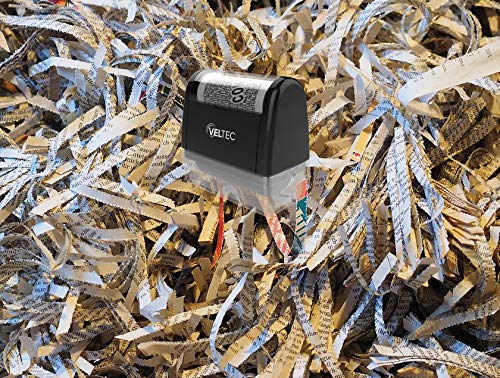 Identity Theft Protection Roller Stamp - ID Protector Ink Roller for Personal Documents, Credit Cards & Mail (Black) | Prevent Fraud & Secure Sensitive Information at Home & Office