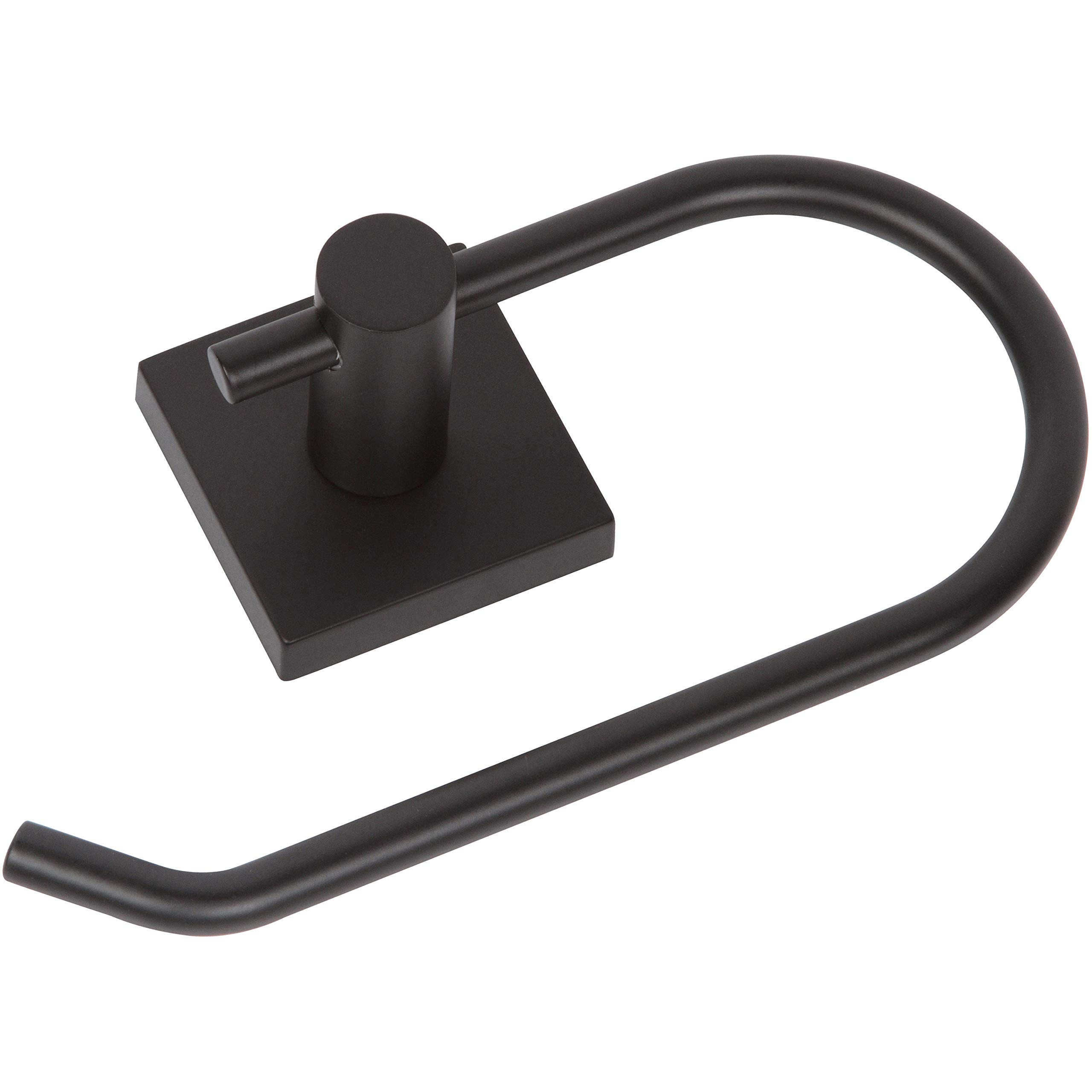 Delaney Hardware 510504 1100 Series Matte Black Towel Ring - Stylish Bathroom Hand Towel Holder for Modern Home Decor, Perfect for Bathroom, Kitchen, or Guest Room Organization
