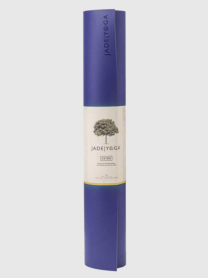 Premium Jade Yoga Extra Thick 4.5mm Non-Slip Yoga Mat for Hot Yoga, Pilates & Home Workouts - Eco-Friendly Natural Rubber Mat with Superior Cushioning