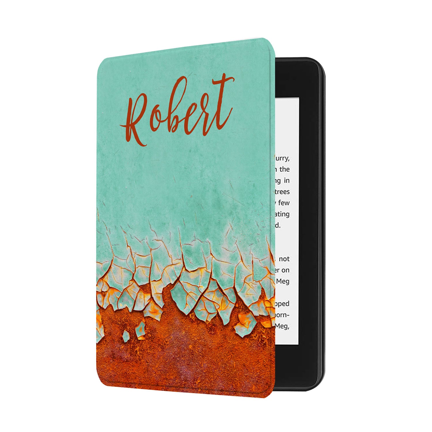 Premium Kindle Case - Rusted Metal Finish Protective Cover for Kindle E-Reader | Durable & Stylish for Travel, Reading, and Everyday Use