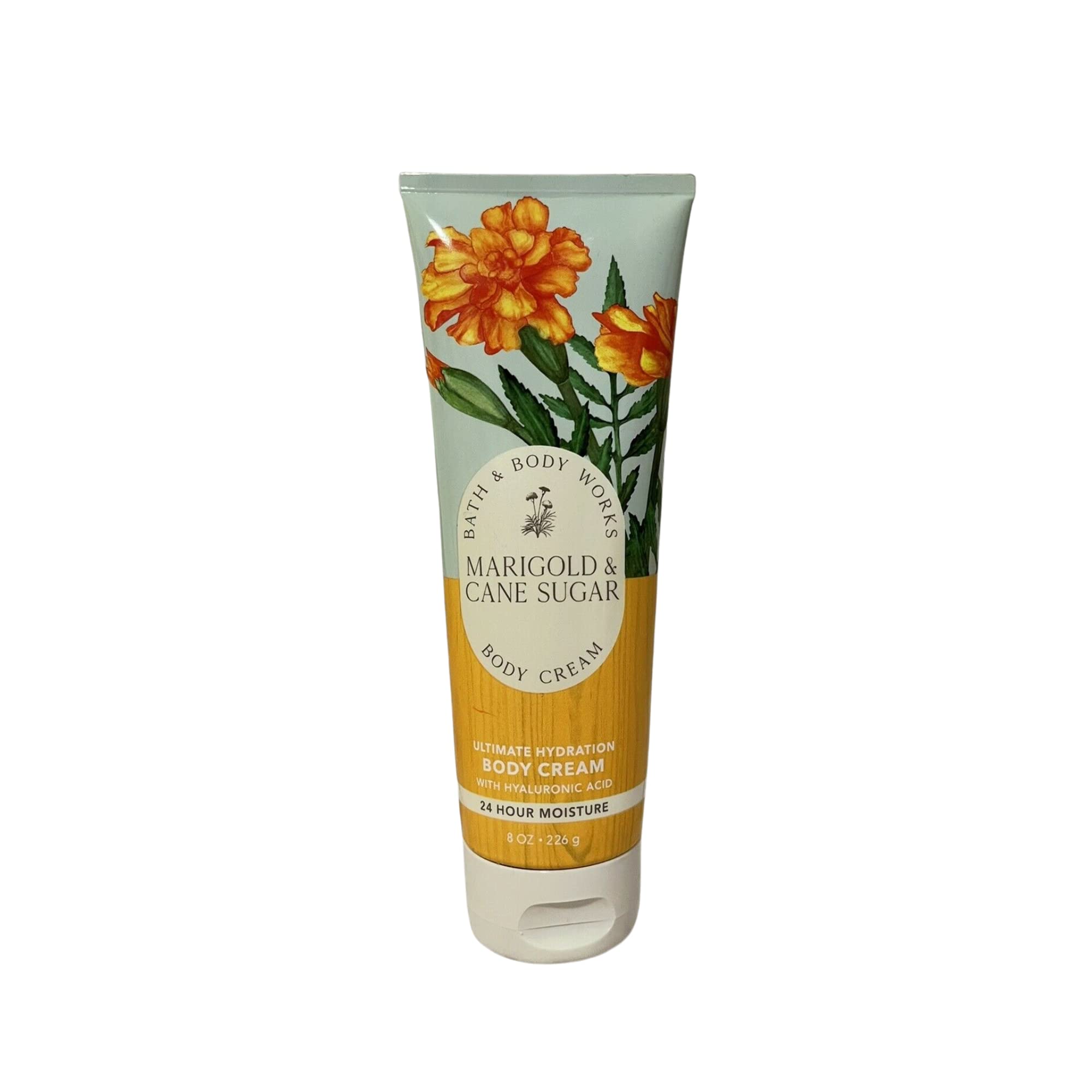 Bath and Body Works Gift Set of 2 - 8 oz Moisturizing Body Cream - Marigold & Cane Sugar Scent, Luxurious Skincare Duo | Perfect for Holidays, Birthdays & Self-Care Gifts