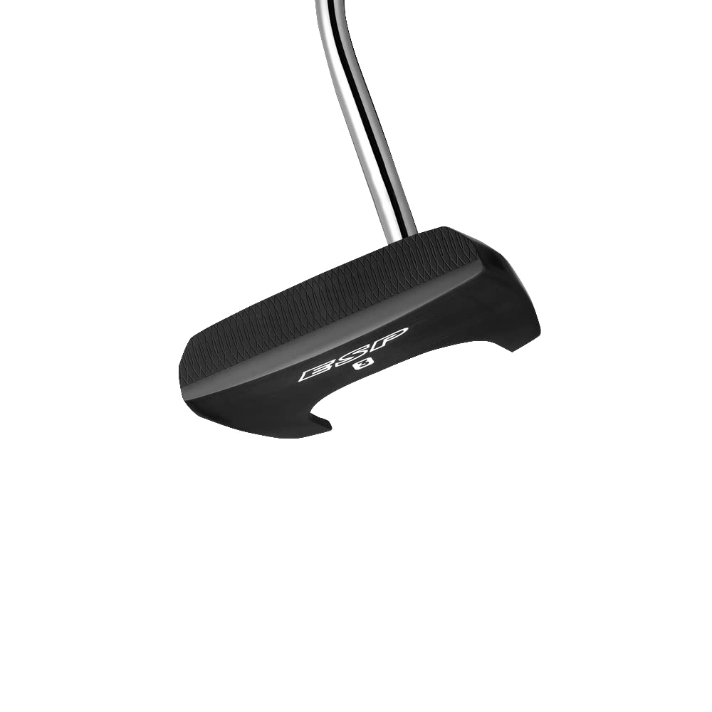 Ram Golf ESP 3 Mallet Putter with Roll Face Technology - Right Handed, Black - Perfect for Precision Putting on Greens