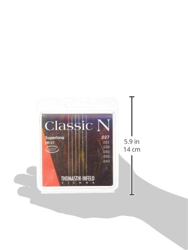 Thomastik-Infeld CR127 Classical Guitar Strings - Nylon 6 String Set (E, B, G, D, A, E) | Premium Quality for Classical & Flamenco Guitar | Perfect for Performances, Practice & Recording Sessions