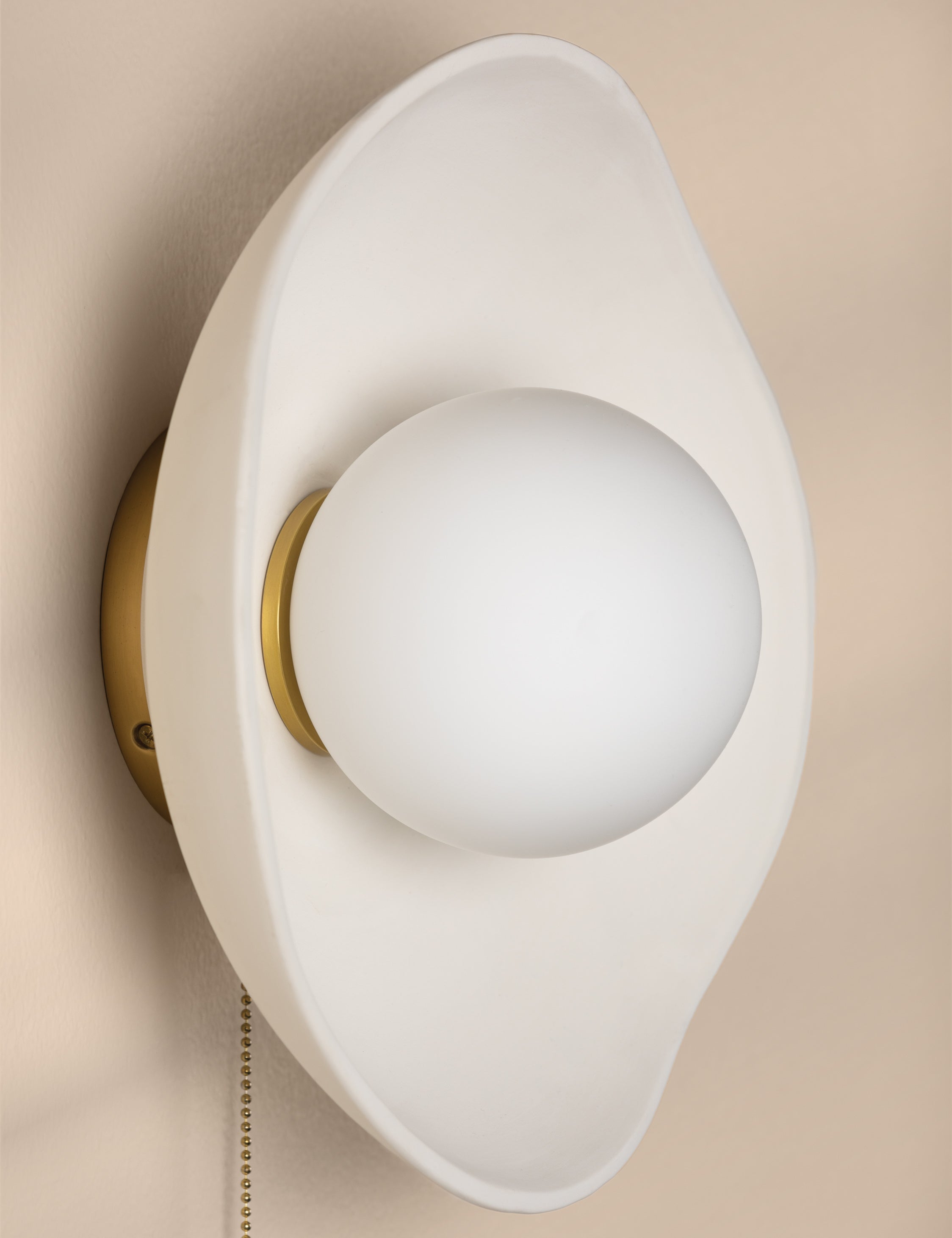 Eny Lee Parker x Mitzi Modern Wall Sconce - Handcrafted Ceramic Light Fixture for Bedroom, Living Room & Hallway Decor