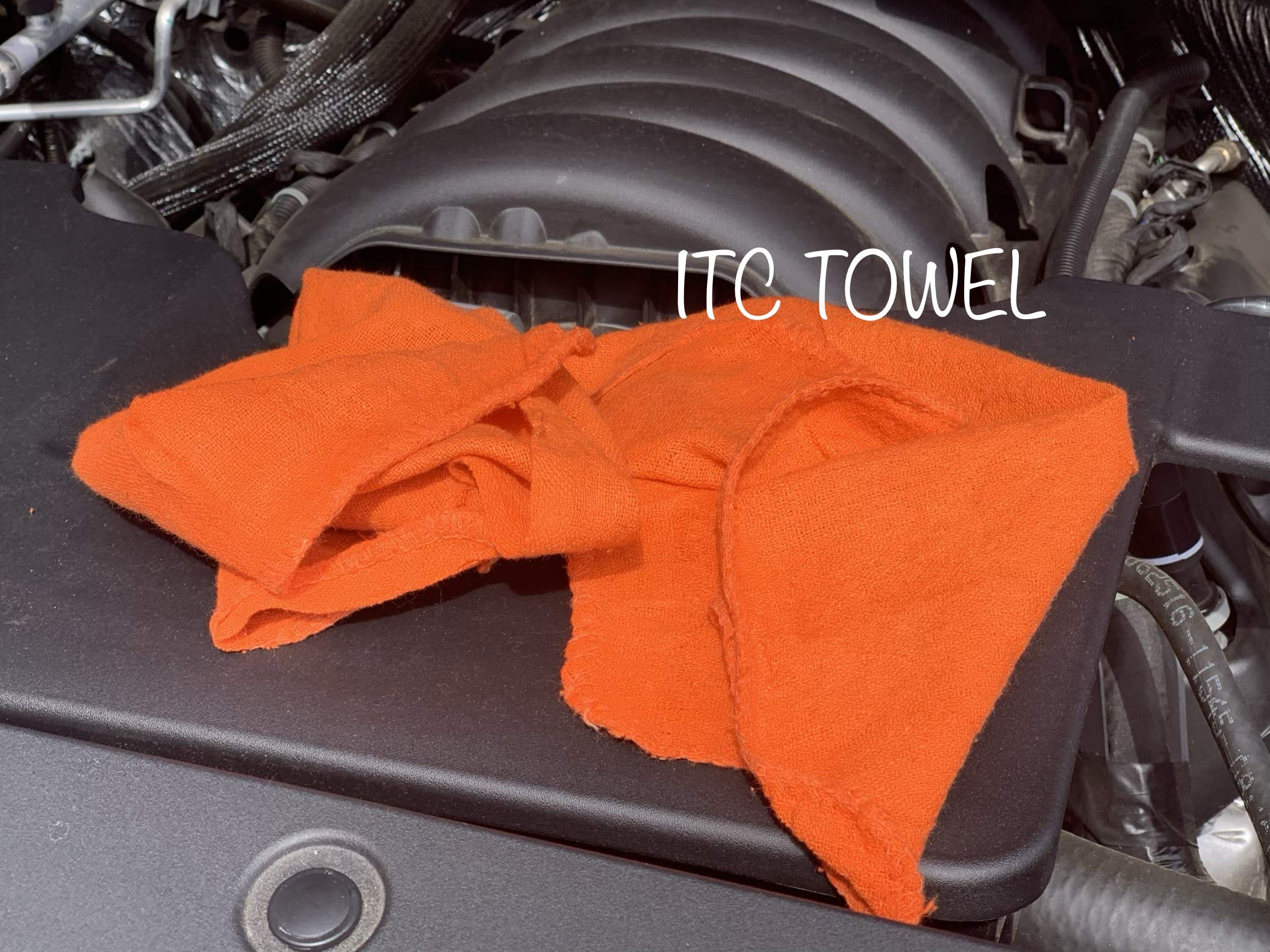 500 Premium Orange Shop Towels - 14x14 Inch Heavy-Duty Auto Mechanic Rags for Cleaning, Polishing & Workshop Use