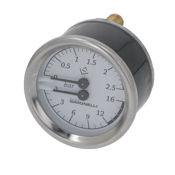 Nuova Simonelli Commercial Espresso Machine Pressure Gauge - Professional Barista Tool for Coffee Shops & Home Brewing | Perfect for Espresso Extraction Monitoring & Equipment Maintenance
