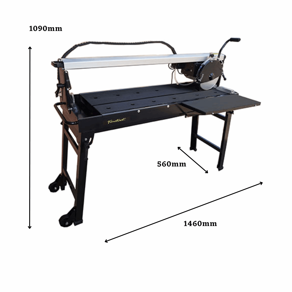 Forestwest 1000MM Wet Tile Saw - 1500W Electric Tile Cutter BM682 for Porcelain, Ceramic & Stone - Perfect for DIY Home Renovation & Professional Tiling Projects