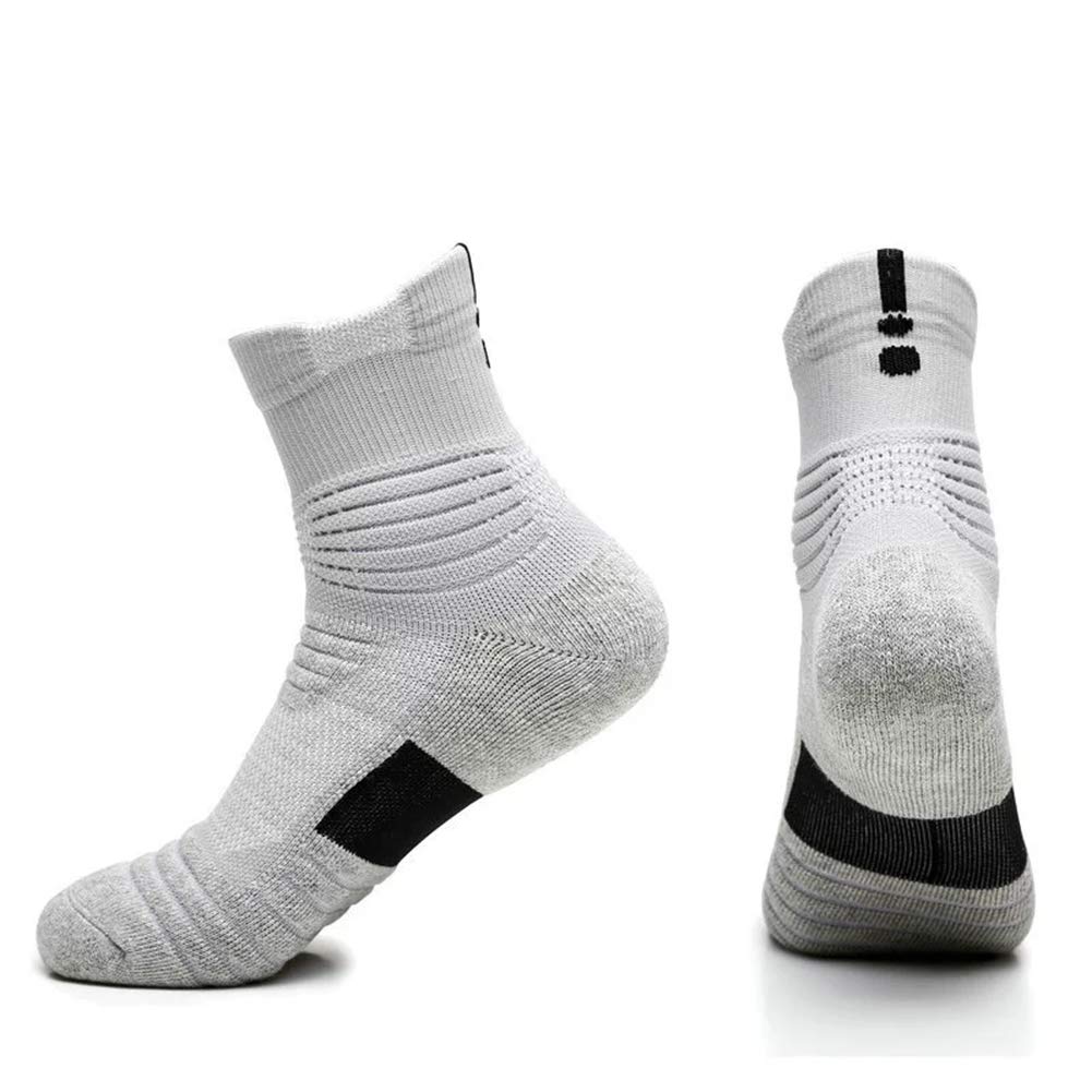 Performance Ankle Athletic Socks for Men - 5 Pairs Pack - Comfort Cushioned, Breathable & Compression Running Sports Socks - Ideal for Jogging, Gym Workouts & Outdoor Activities