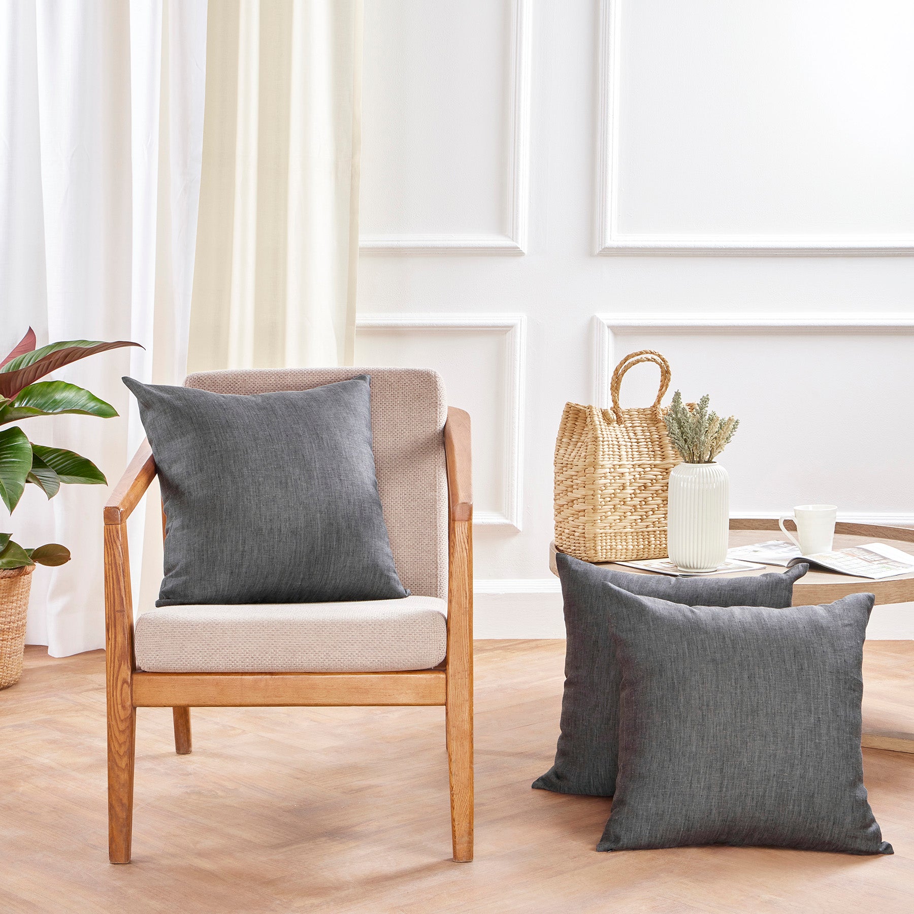 Montauk Pillow Cover - Soft & Stylish Decorative Pillow Case for Couch, Bed, Sofa - Perfect for Home Decor & Living Room Accents