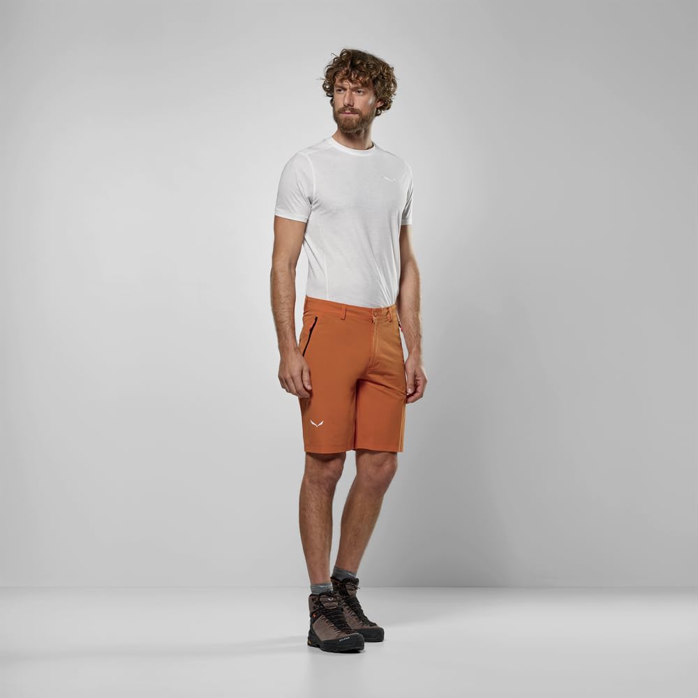 Salewa Men's Puez Talveno Durastretch Hiking Shorts - Lightweight, Quick-Dry & Durable for Outdoor Adventures, Trail Running & Camping