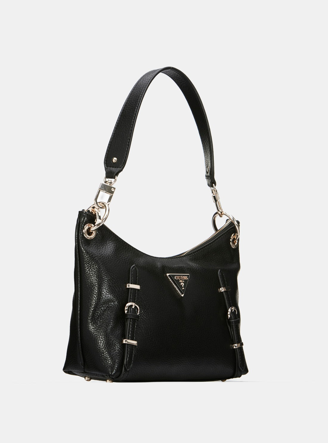 Black Levia Top Zip Shoulder Bag for Women - Stylish Crossbody Purse with Adjustable Strap, Perfect for Work, Travel & Everyday Use