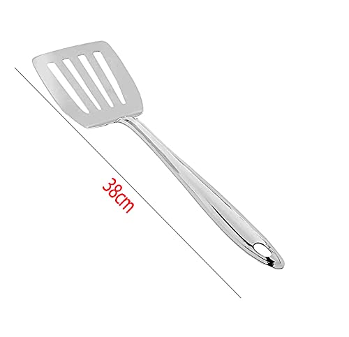 Premium Faas Stainless Steel Cooking Spoon Set - 3-Piece Kitchen Utensils with Ergonomic Handle (Slotted Spoon, Solid Spoon, Turner) - Ideal for Frying, Serving, Baking & Everyday Cooking