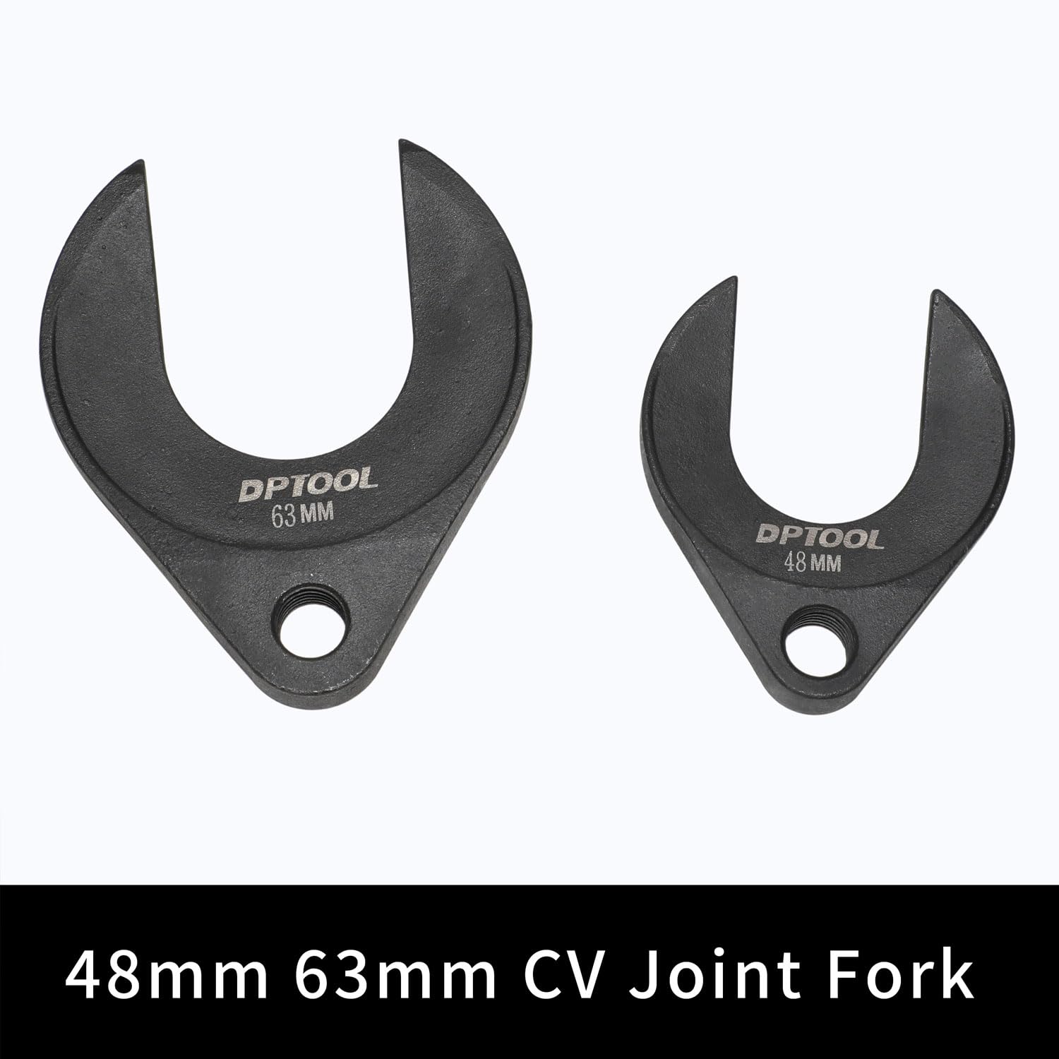 Heavy Duty DPTOOL CV Joint Puller Kit - 10 lbs Slide Hammer with 63mm & 48mm Fork Adapters - Front Wheel Drive Axle Removal Tool for Half Shaft & Ball Joint Replacement - Perfect for DIY Auto Repair, Mechanic Shop & Vehicle Maintenance