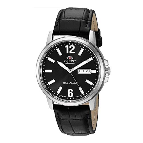 Black -Black Leather Strap