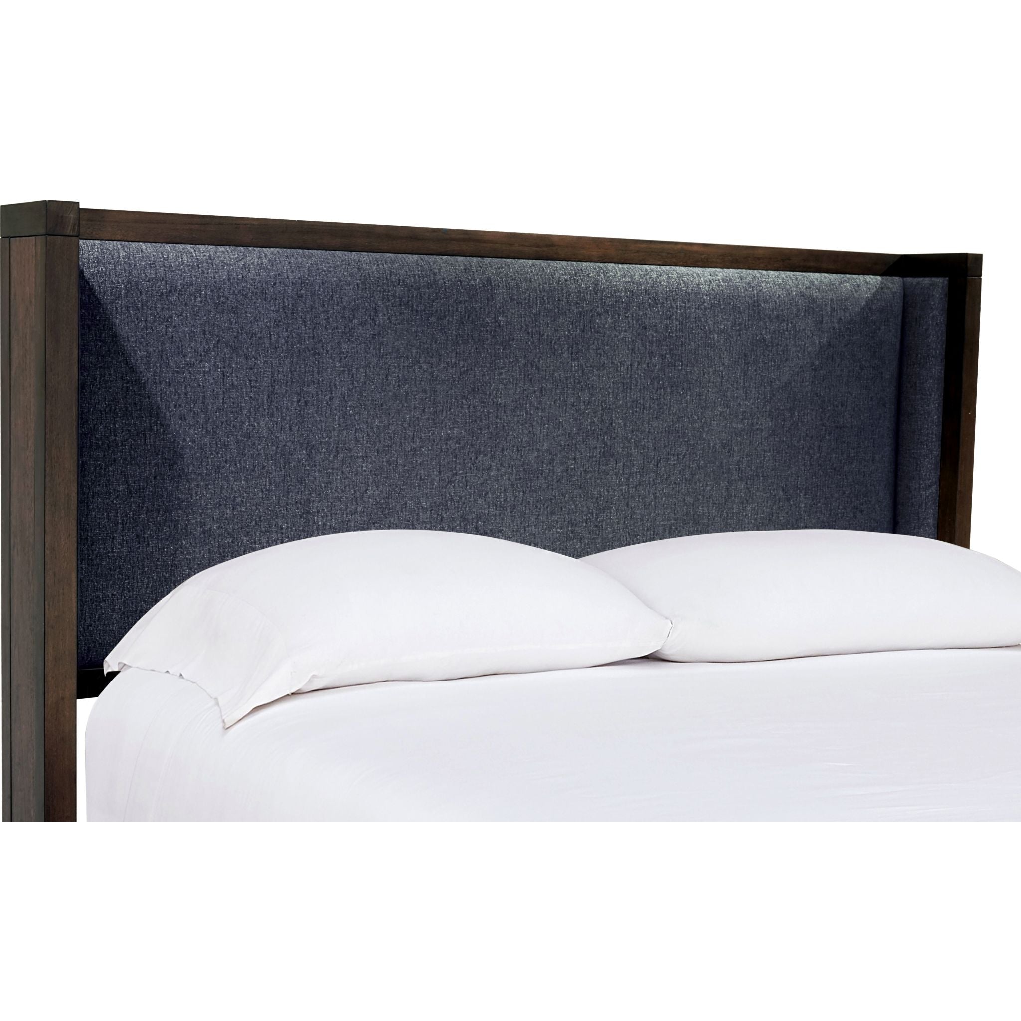 Boracay Platform Bed Frame - Wild Oats Brown Finish - Modern Minimalist Wooden Bed for Master Bedroom & Guest Room