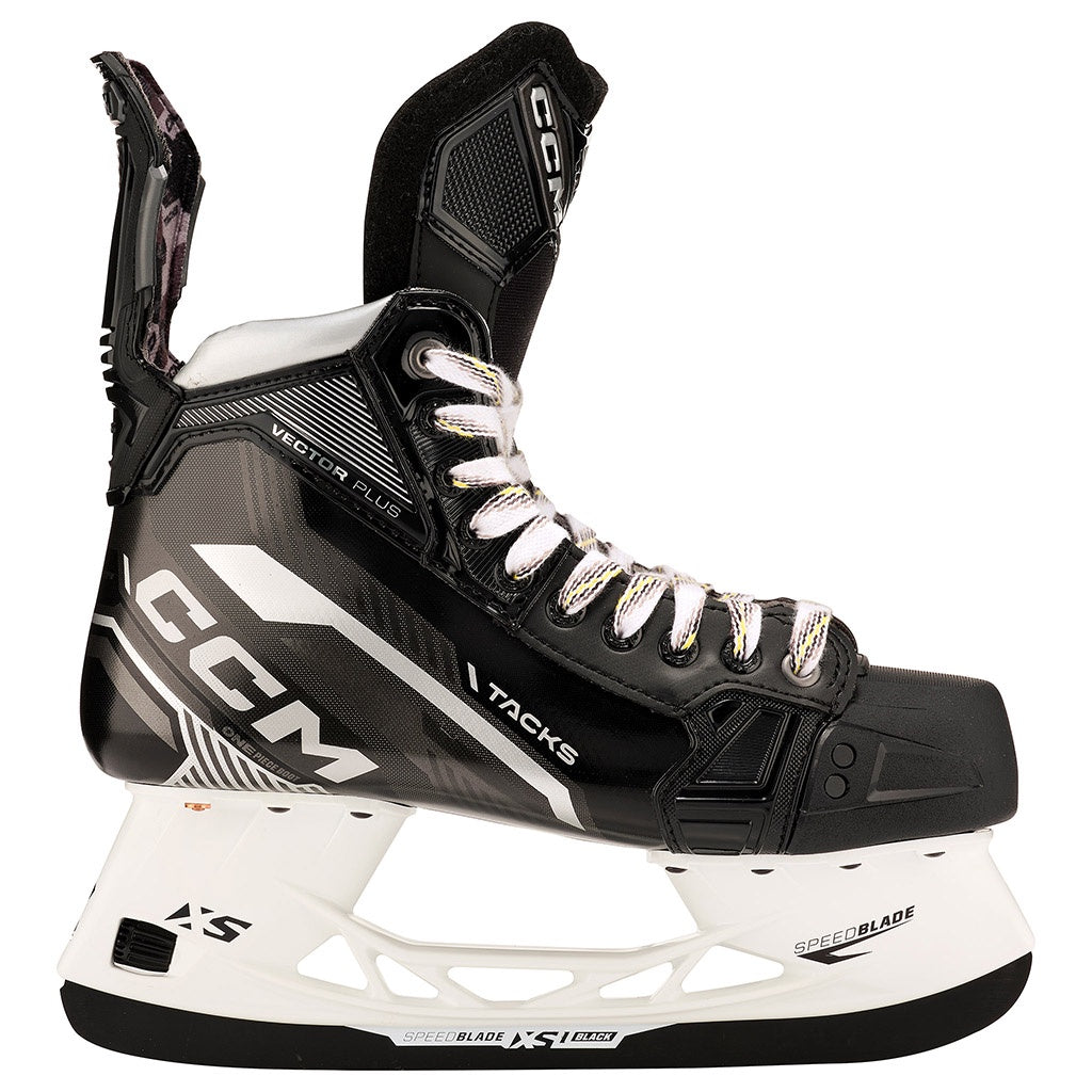 CCM Tacks Vector Plus 2022 Intermediate Ice Hockey Skates - Professional Performance Skates for Youth & Adult Players - Perfect for Ice Hockey Training & Competitive Games