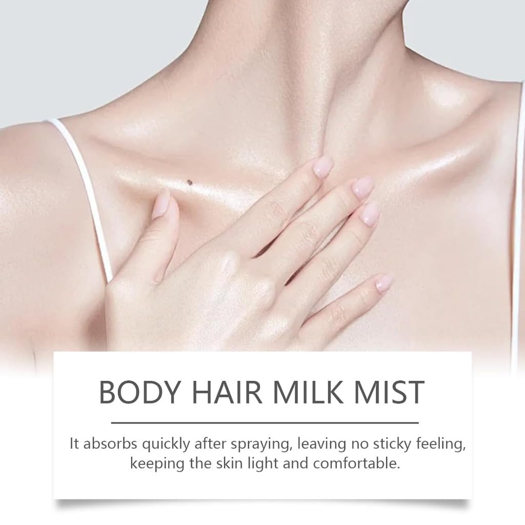 Vanilla Cream Puff & Strawberry Shortcake Body Milk Mist - Long Lasting Hydrating Body Spray & Hair Milky Mist | Natural Moisturizing Lotion for Dry Skin & Frizz-Free Hair | Perfect for Daily Hydration, Post-Shower Care & On-The-Go Refreshment