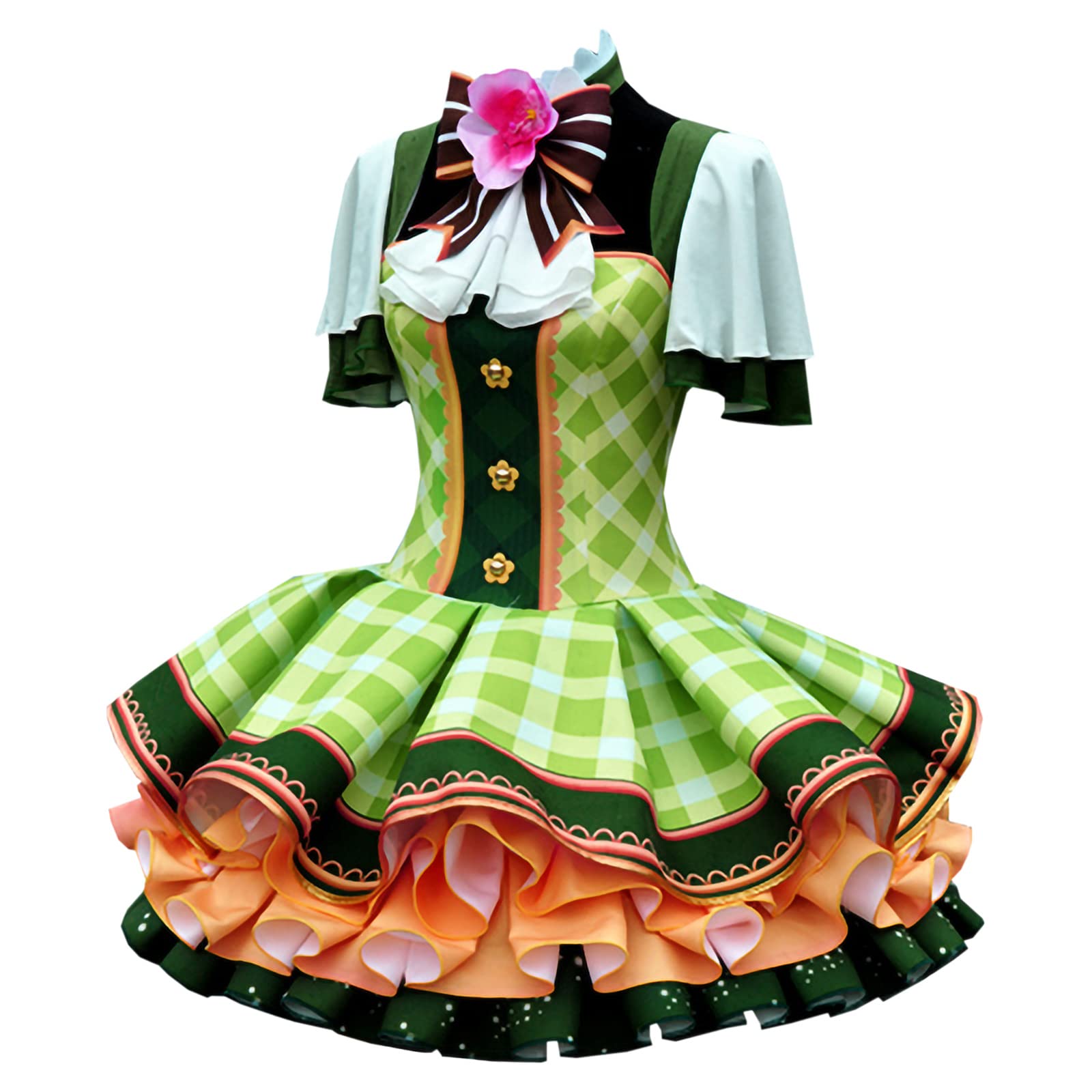 Love Live Anime Bouquet Awakening Koizumi Hanayo Cosplay Costume - Women's School Uniform Dress for Anime Conventions & Themed Parties
