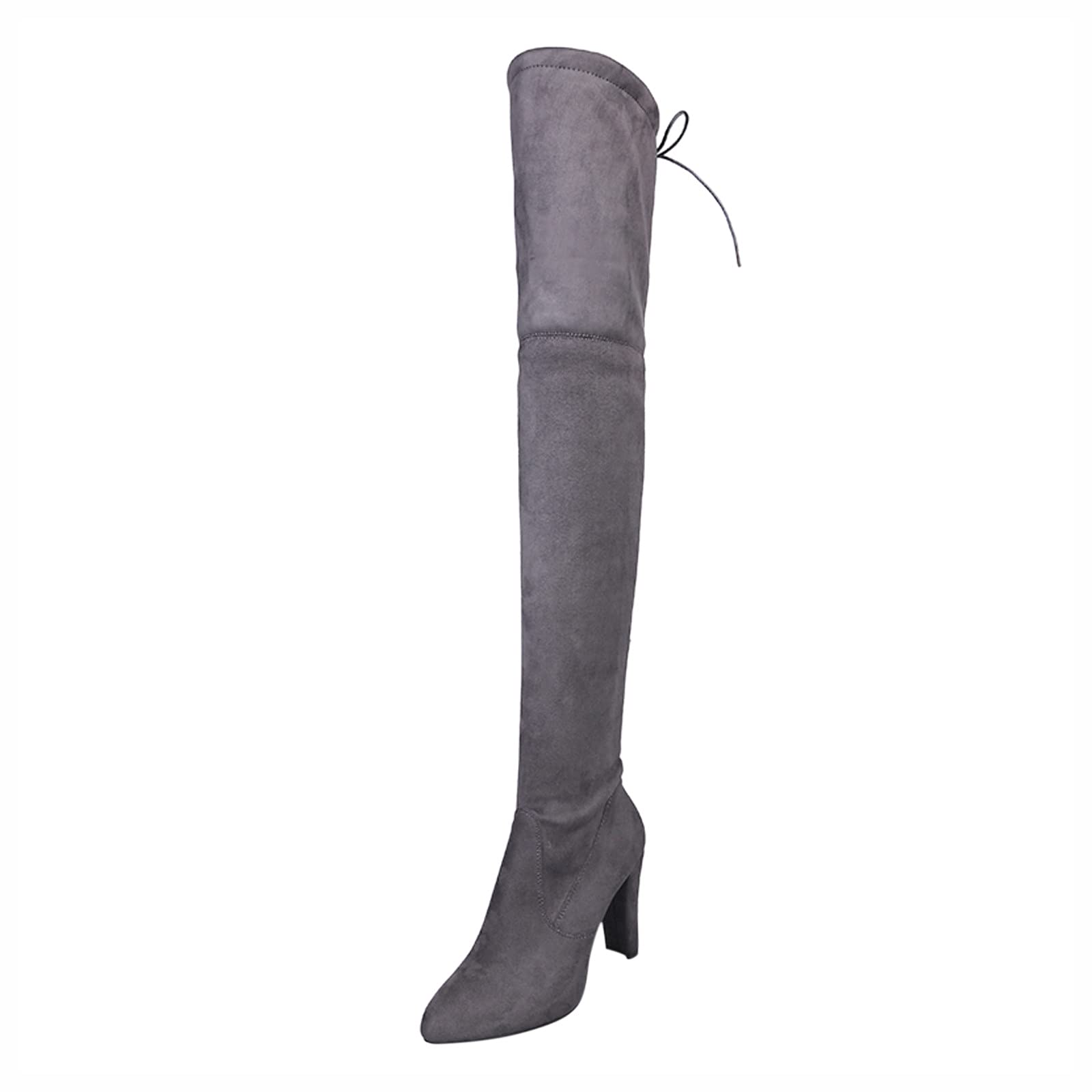 Gaoxin Women's Knee High Winter Boots - Comfortable Flat Heel Over The Knee Boots for Women | Perfect for Snow, Cold Weather & Casual Outfits