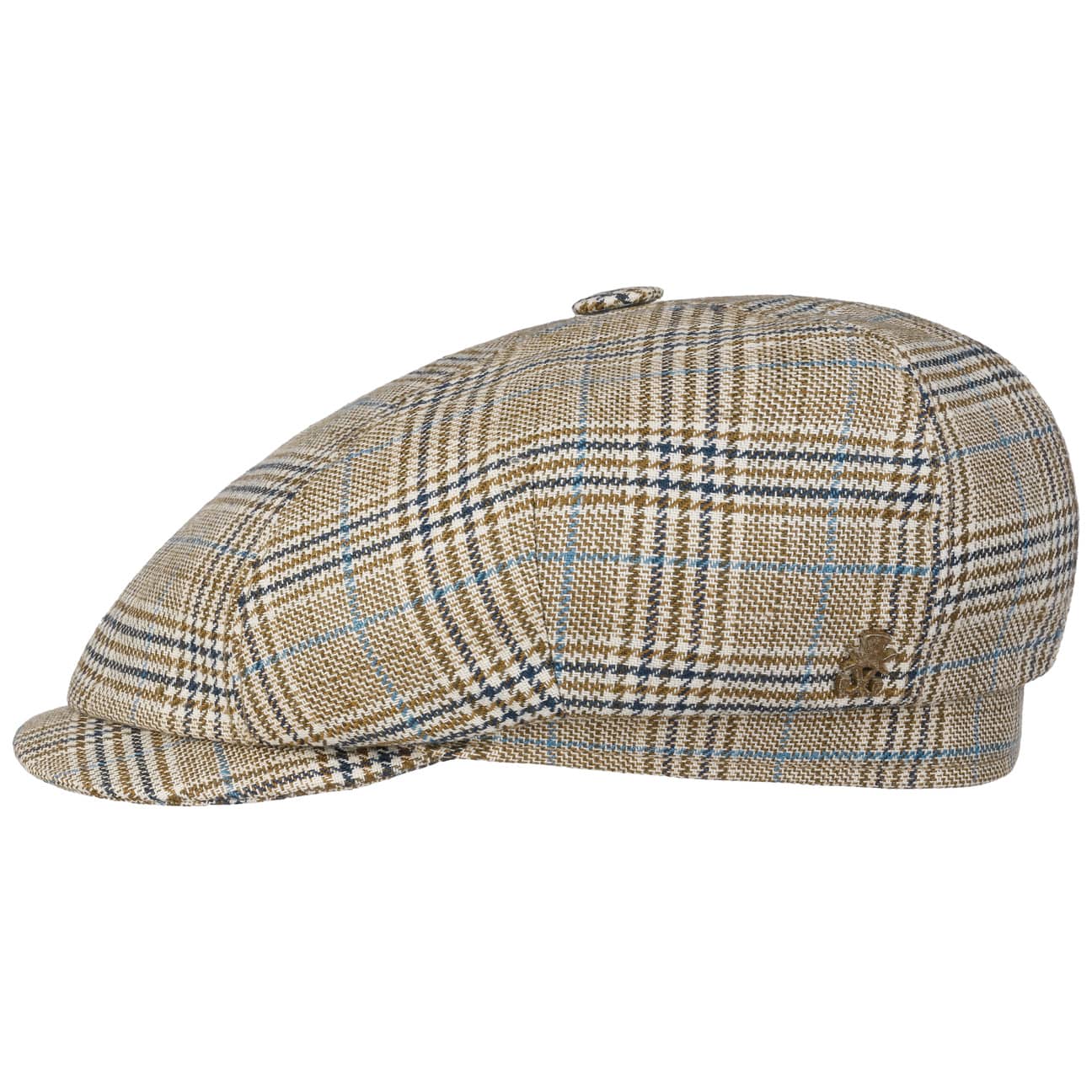 Emil Summer Check Flat Cap by Mayser | Classic Men's Hat for Outdoor Activities & Casual Wear