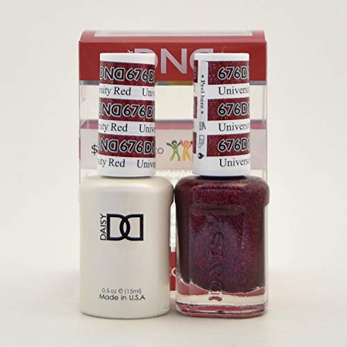 DND Gel Set (DND 676 Universal RED) - Professional Nail Art Gel Polish Kit for Salon & Home Manicure | Perfect for Nail Extensions, French Tips & Creative Designs