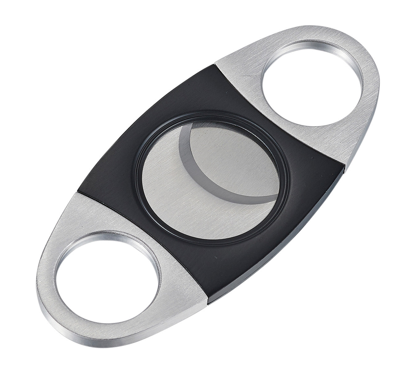 Premium Visol Slimline Double Guillotine Cigar Cutter - Sharp Stainless Steel Blades, Ergonomic Black Design for Perfect Cuts | Ideal for Cigar Enthusiasts & Gifts