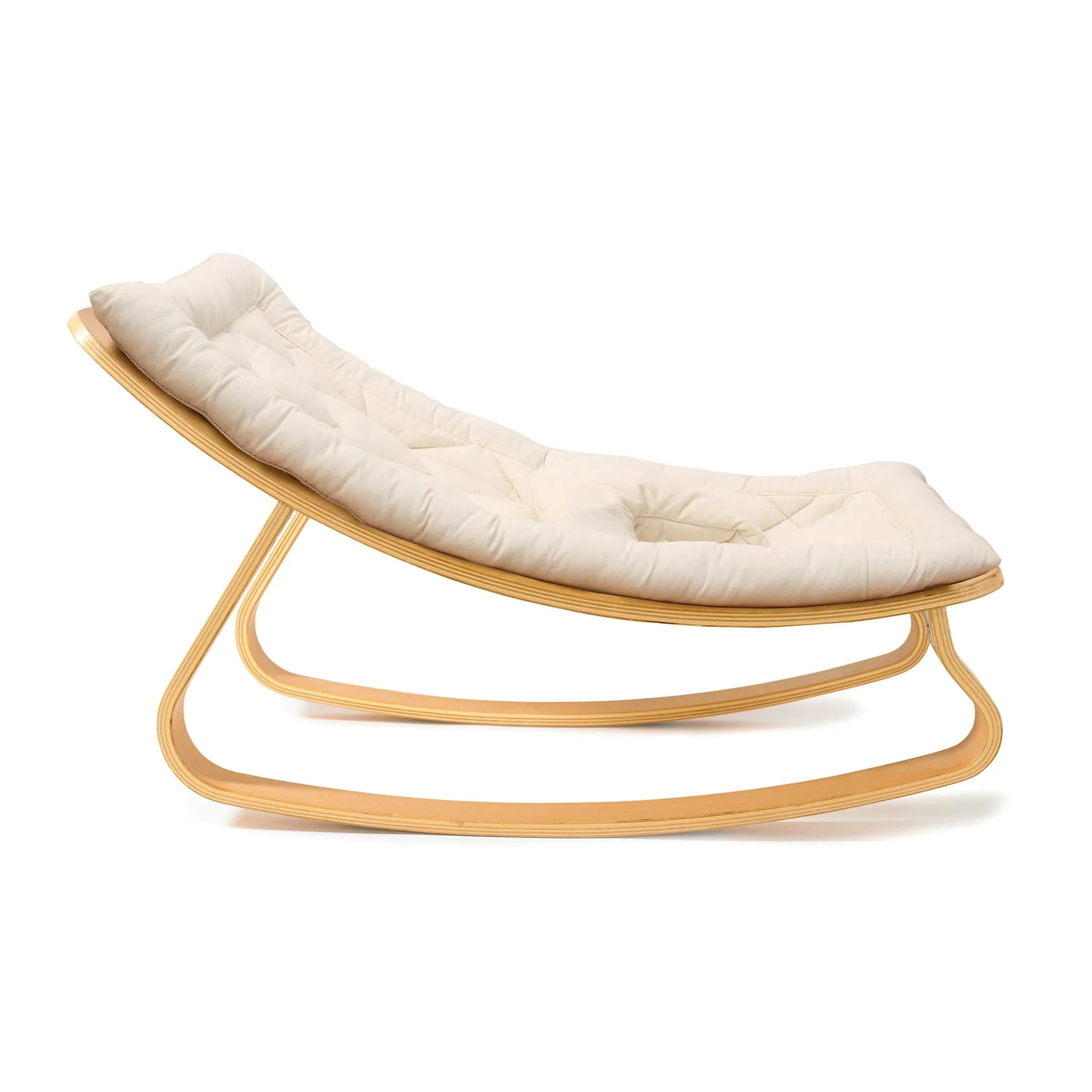 Natural Wood Baby Rocker - Modern Nursery Rocking Chair for Newborns & Toddlers | Safe, Comfortable & Stylish | Perfect for Bedtime Stories, Nursing & Playtime