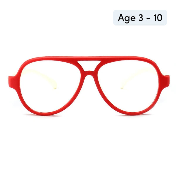 Flash Prescription Red - High-Quality Prescription Glasses for Clear Vision | Perfect for Reading, Driving & Daily Use