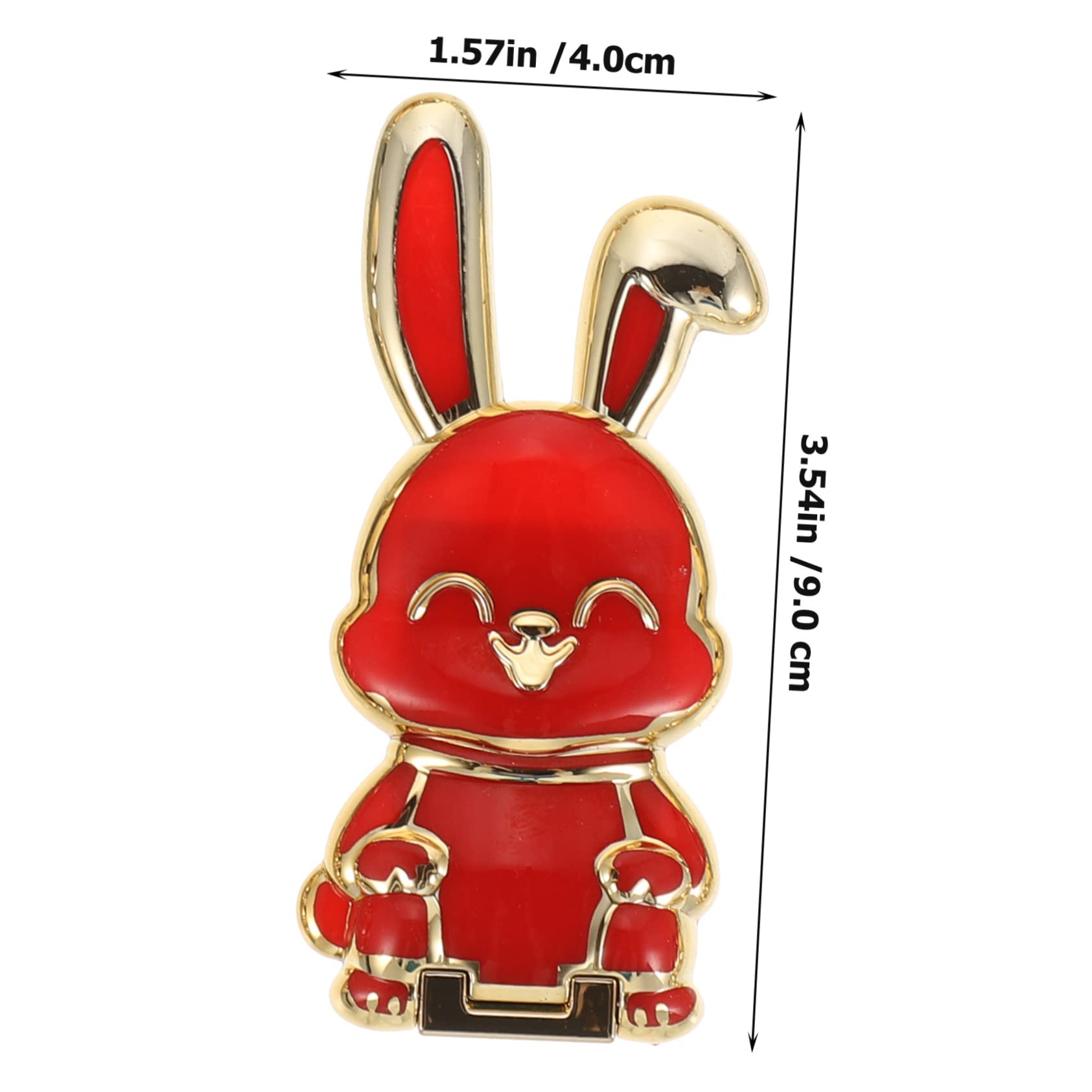 Veemoon 7pcs Foldable Cartoon Bunny Phone Stand Holder - Cute Rabbit Shape Phone Bracket for Desk, Bedside & Travel - Perfect for Watching Videos, Video Calls & Hands-Free Use