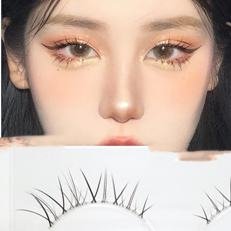 Natural Cross Nude Makeup Half Cut False Eyelashes - Soft & Lightweight Lashes for Women | Perfect for Daily Wear, Parties & Special Occasions
