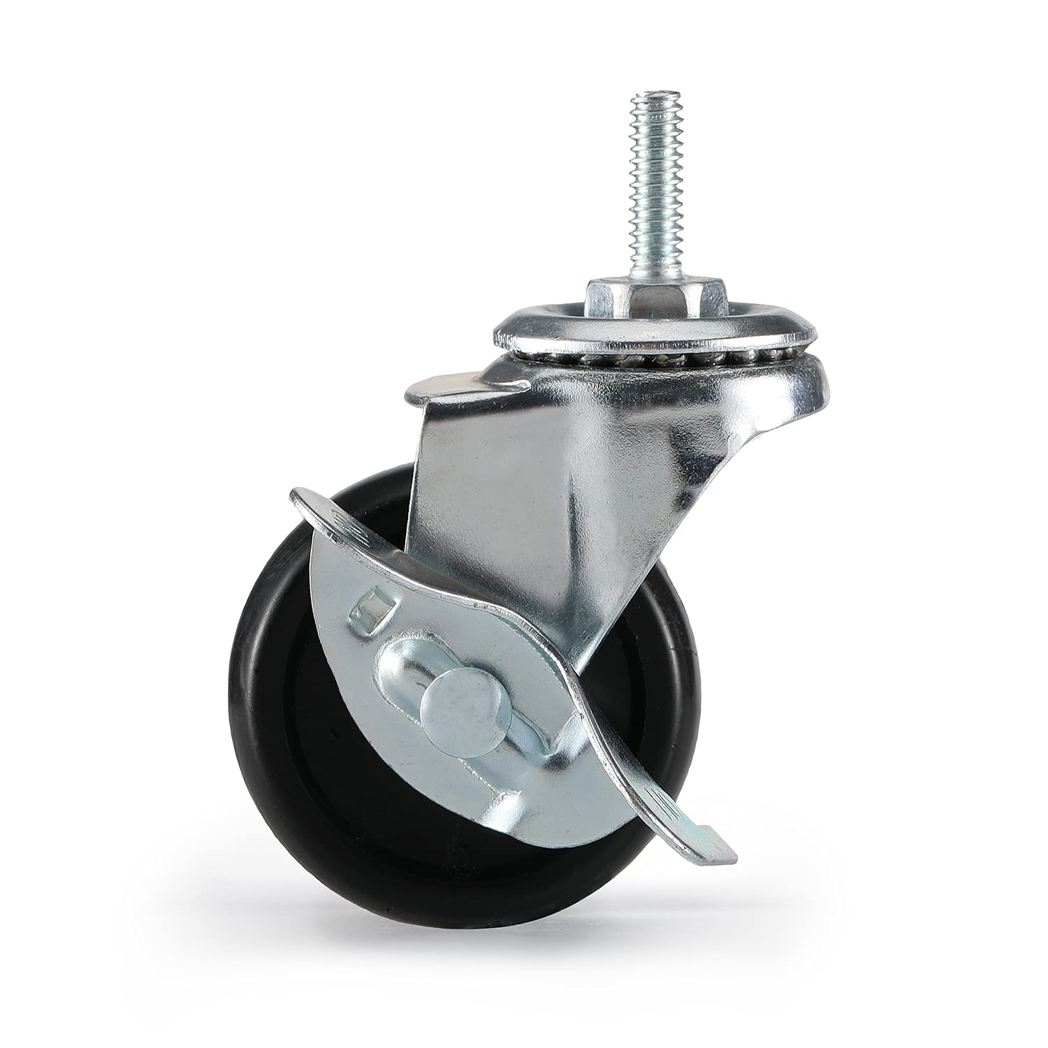 Heavy Duty Caster Wheels for Wire Shelving - 0.75