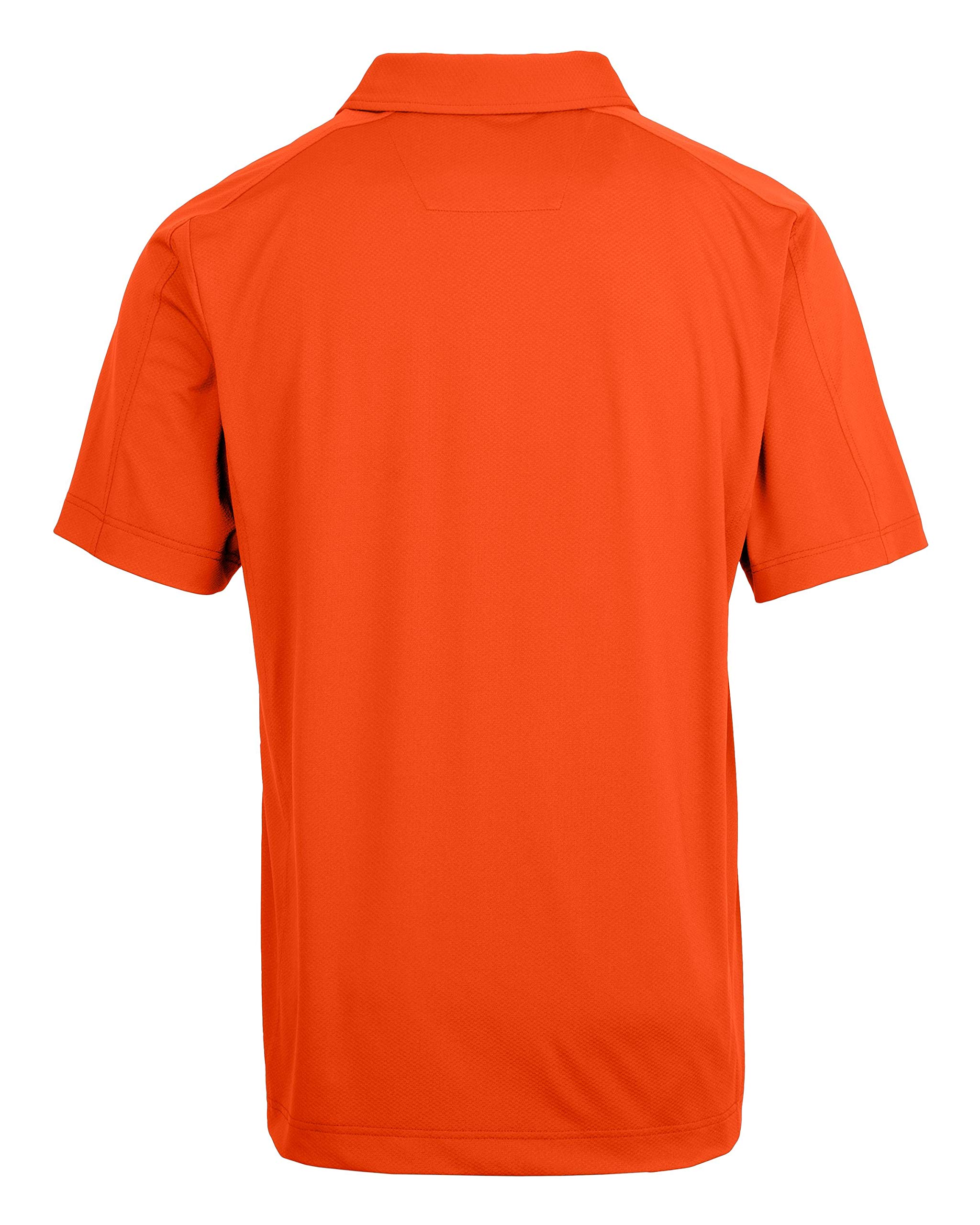 Cutter & Buck Men's Big & Tall Stretch Polo Shirt - Comfortable Textured Fabric for Golf, Business & Casual Wear