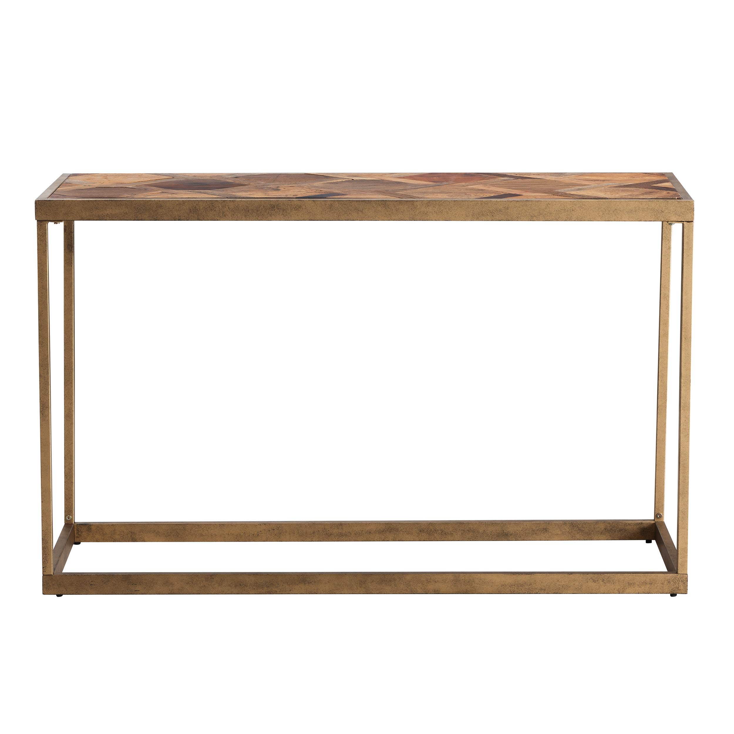 SEI Furniture Southern Enterprises Dorville Console Table - Natural Wood Entryway Table for Hallway, Living Room & Foyer Decor