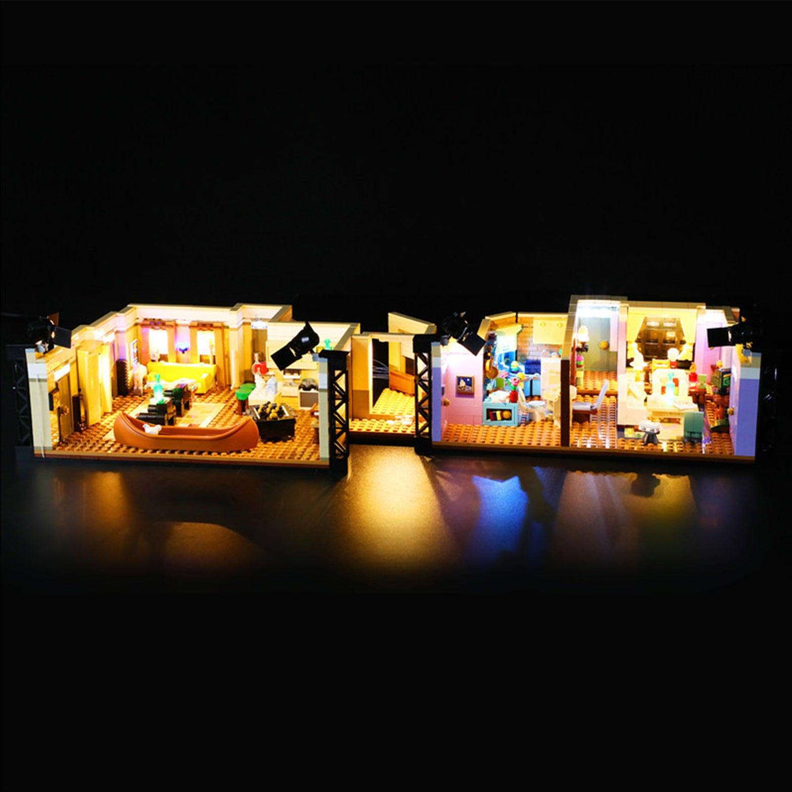 LEGO Ideas Friends Apartments 10292 Light Kit - Compatible with LEGO Building Sets - DIY Lighting Solution for LEGO Models - Perfect for Home Decor, Gift Giving & Display Scenes