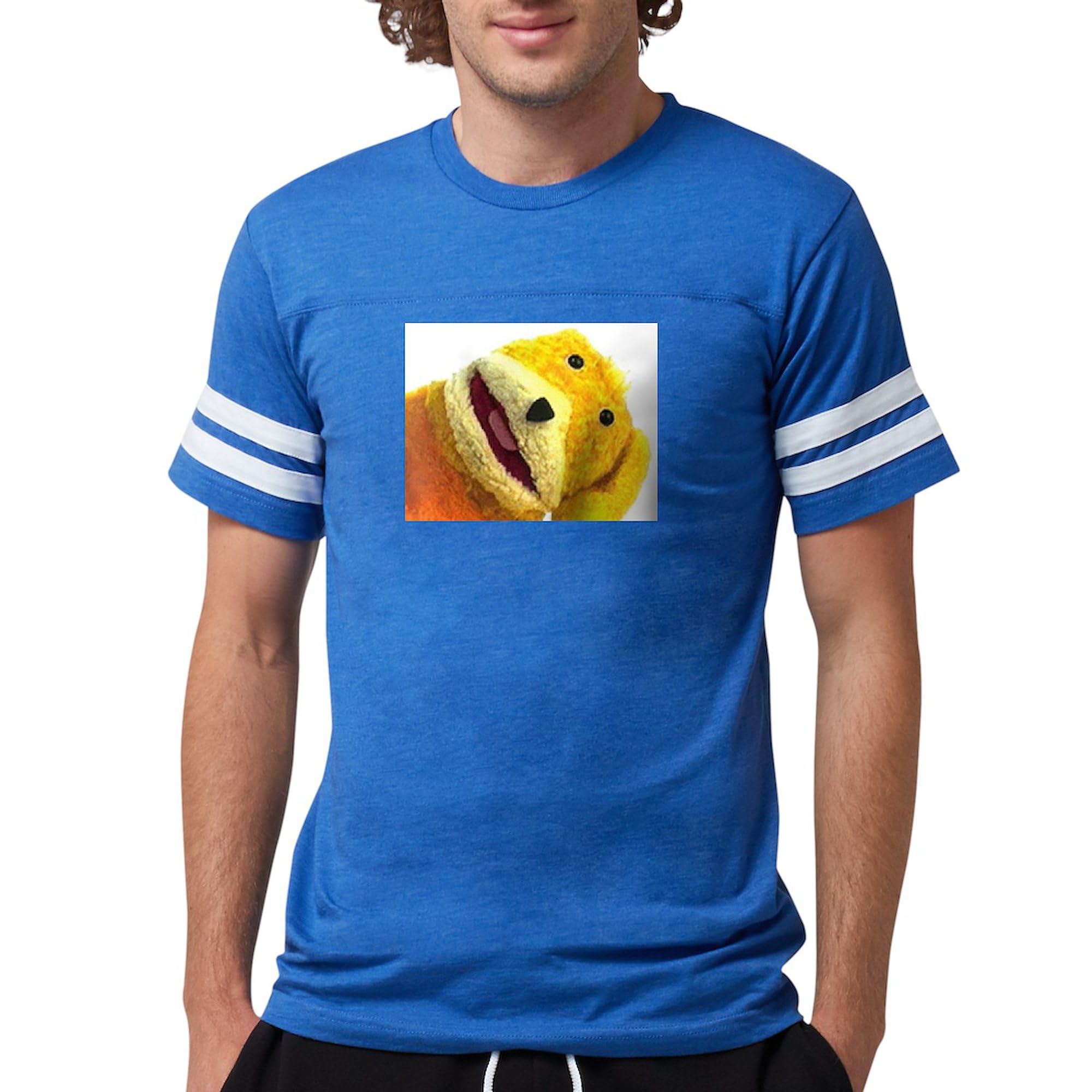 Hand on Head Large Men's Football T-Shirt - Funny Sports Fan Apparel for Game Day & Tailgating - CafePress