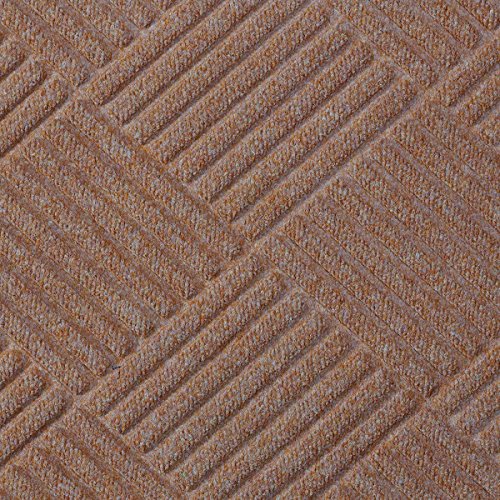 Premium Two-Sided Waterhog Entrance Mat 4' x 12.6' - Heavy Duty Doormat for High Traffic Areas, Non-Slip Khaki Floor Mat for Home, Office & Commercial Use