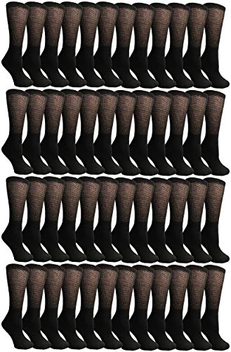Women 48 Pack Black Crew