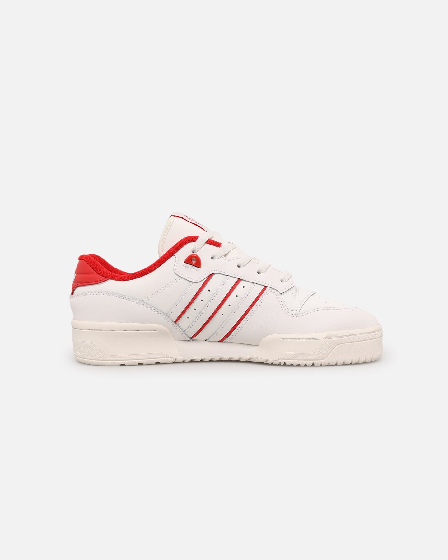 Adidas Rivalry Low Sneakers - Cloud White/Better Scarlet - Men's Casual Shoes for Streetwear & Everyday Comfort