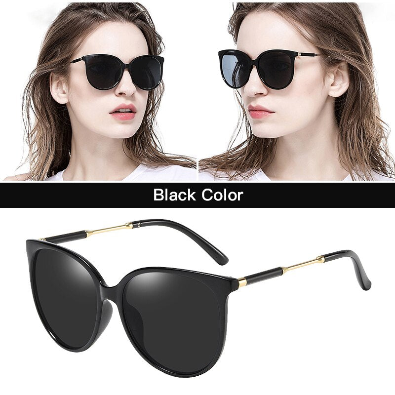 Aidien Women's Full Rim Polycarbonate Oval Reading Glasses with Sunglasses B350 - Stylish Eyewear for Reading & Outdoor Activities