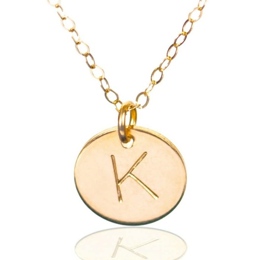EFYTAL Handmade Initial Necklaces for Women - Personalized 14K Gold & Sterling Silver Jewelry | Custom Name Necklace for Mom, Push Present, Teen Gift & Mother's Day Jewelry | Perfect for Special Occasions & Everyday Wear