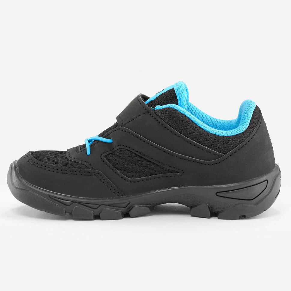 Quechua NH100 Kids' Hiking Shoes with Velcro Closure - Lightweight & Durable Outdoor Footwear for Boys and Girls - Perfect for Trail Walking, Camping, and Family Adventures