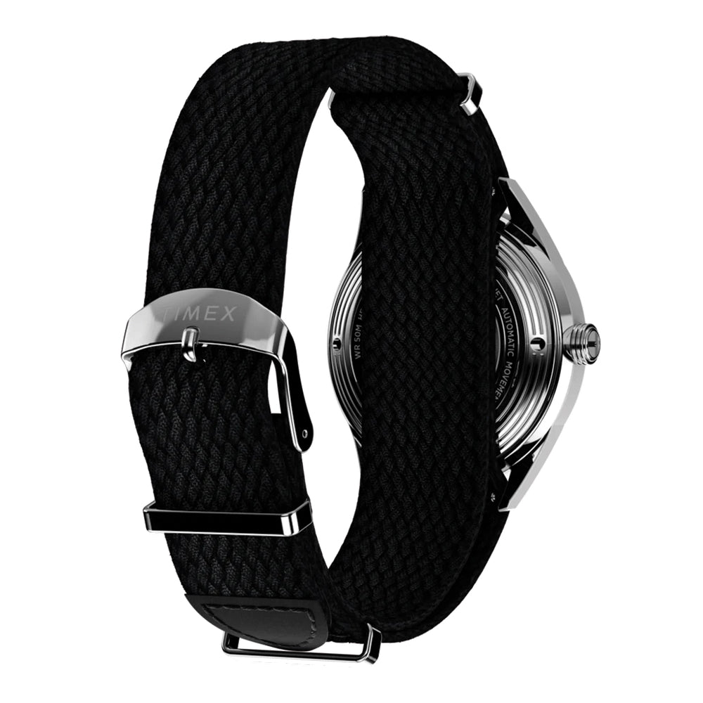 Marlin® Jet Automatic 38mm Men's Watch with Tan Fabric Strap - Waterproof Diver Chronograph for Outdoor Sports & Casual Wear