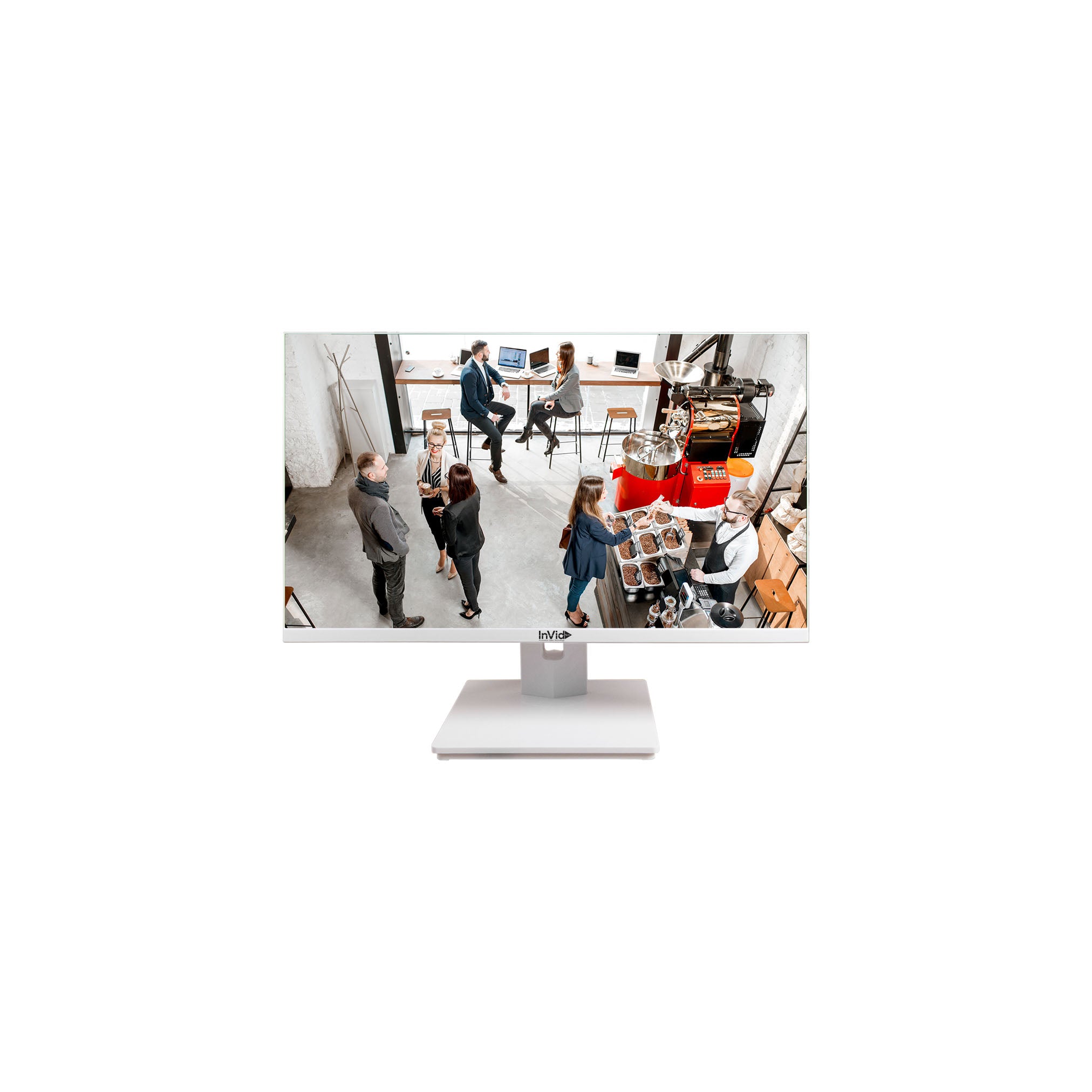 IMHD 27HDFW: 27 Inch Full HD LED Computer Monitor with HDMI & VGA Ports - White - Ideal for Home Office, Gaming, and Entertainment