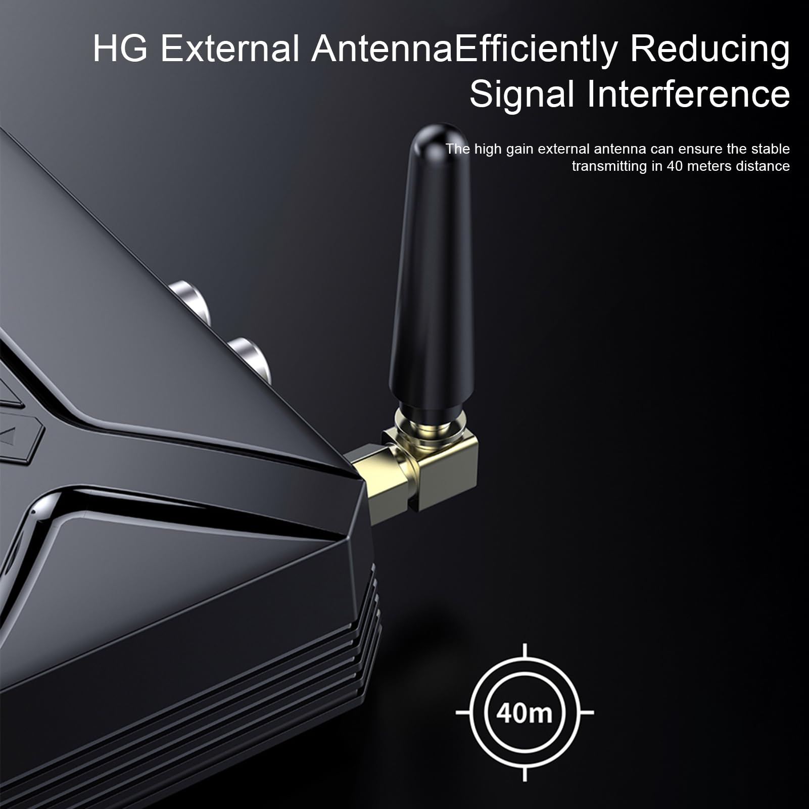 Wireless Audio Transmitter and Receiver - Bluetooth Audio Converter for Home Speakers | Portable Wireless Music Adapter for Streaming, Parties & Home Theater