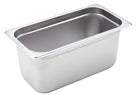 Stainless Steel 1/3 Size Food Pan with 6.5 Quart Capacity - 6