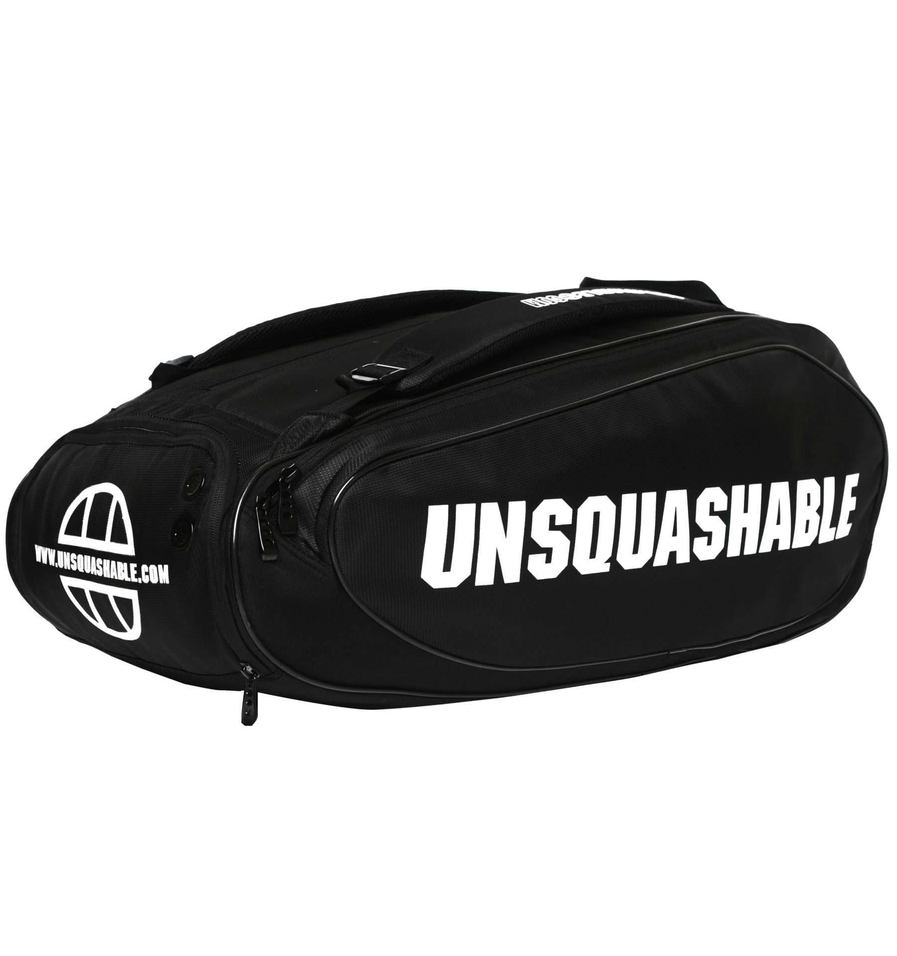 UNSQUASHABLE TOUR TEC PRO DELUX Squash Racket Bag - Premium Padded Tennis/Squash Equipment Case for Tournaments & Training - Perfect for Court Storage & Travel