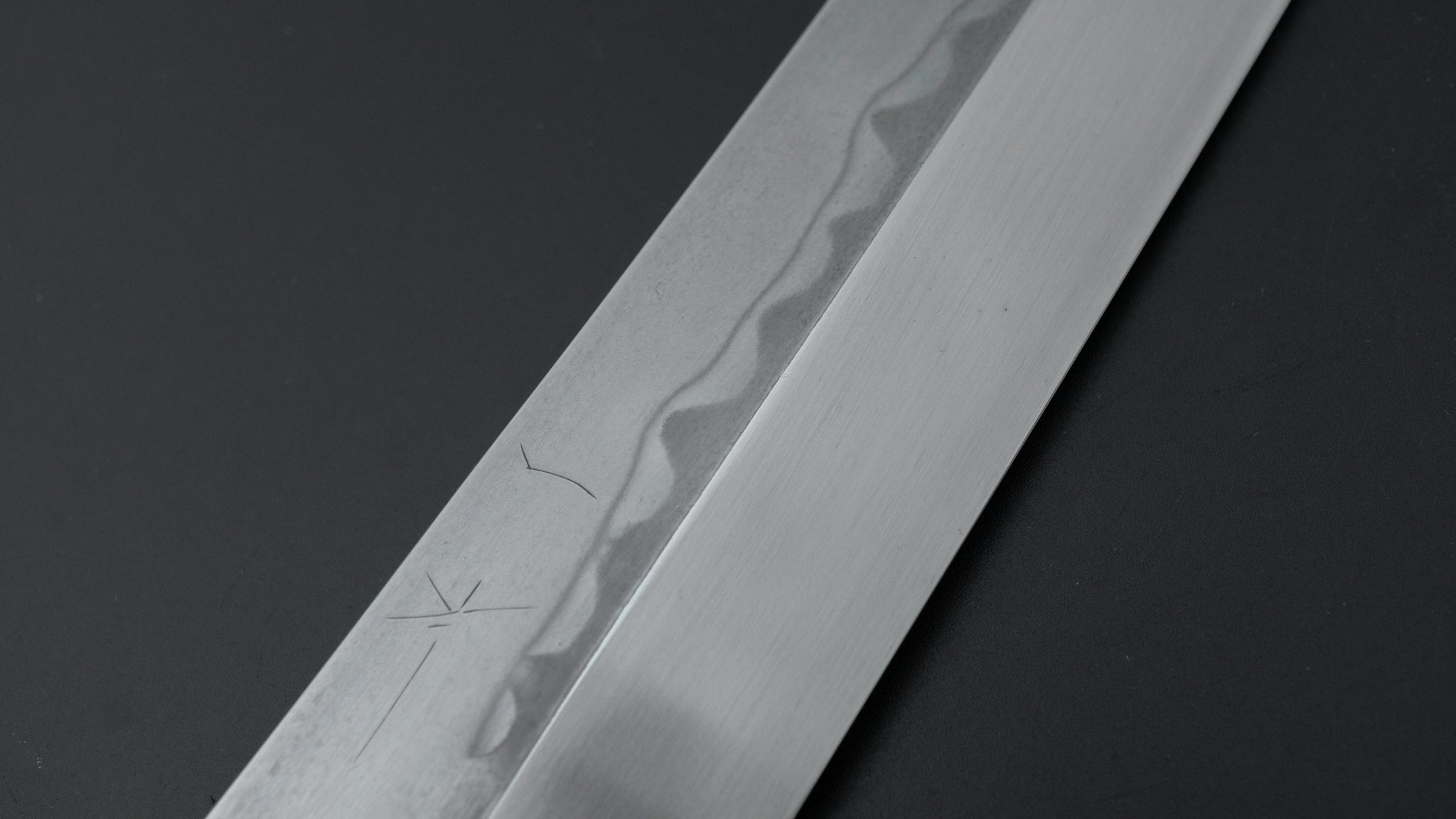 Hitohira Togashi White #1 Sanbonsugi Mizu Honyaki Yanagi Sakimaru 300mm Japanese Chef Knife with Taihei Makassar Ebony Handle & Saya - Premium Sushi & Sashimi Knife for Professional Chefs & Home Cooks