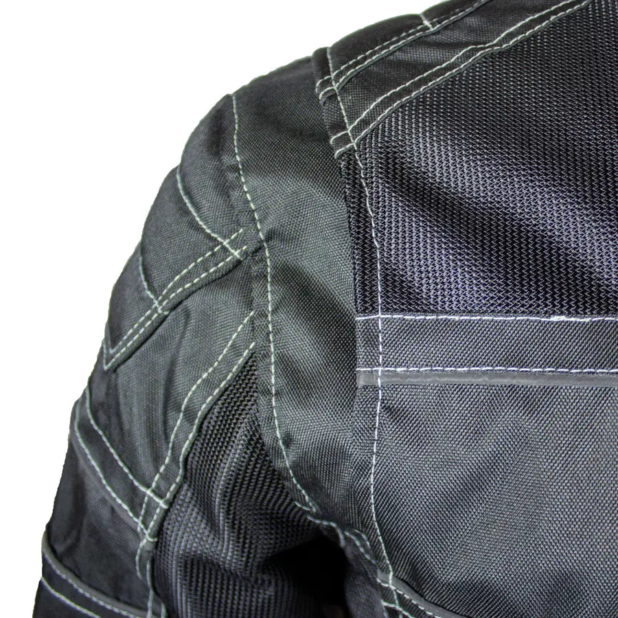 Open Road Men's Armored Motorcycle Jacket - CE Certified Protective Gear for Safe Riding - Perfect for Commuting & Adventure Tours